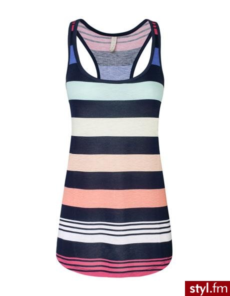 Striped colours tank top. Pobrano ze strony: http://www.stradivarius.com/en/collection/t-shirts/detalle/1653_striped-colours-tank-top - Misz-masz
