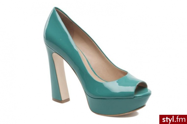 Guess by marciano CZÓŁENKA PASSY BY GUESS BY MARCIANO (Niebieski) - Czółenka Buty Moda