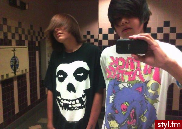 EMO Alternatywne Średnie Fryzury