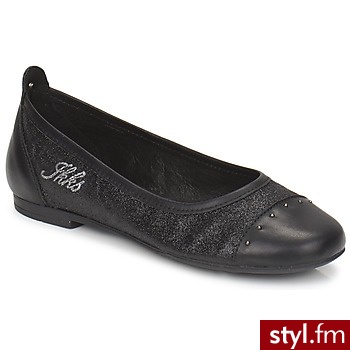 Ikks Baleriny Dziecko BROOKE CzARNY - Balerinki Buty Moda
