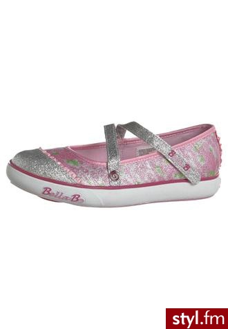 Skechers CURTSIES Baleriny z zapięciem różowy - Balerinki Buty Moda