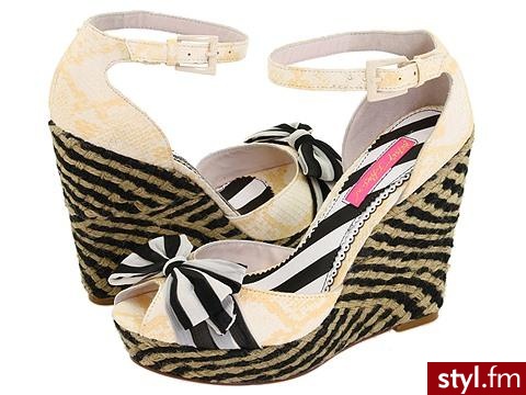 Wysokie espadryle z kokardkami od Betsey Johnson - 200$ - Pozostałe Buty Moda