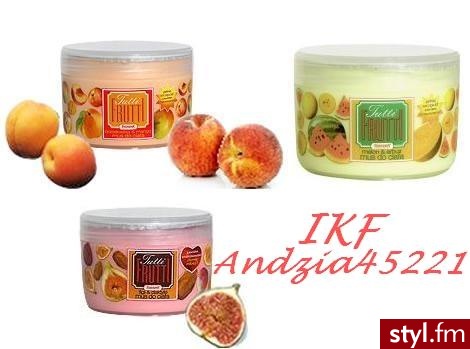 Tutti Frutti. Musy do ciała Tutti Frutti: BRZOSKWINIA & MANGO___FIGI & DAKTYLE___MELON & ARBUZ,
300 ml, cena ok 15 zł - Misz-masz