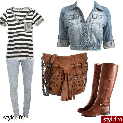 kowbojka w paski - Styler