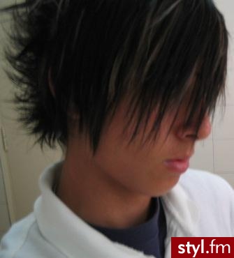 EMO Alternatywne Średnie Fryzury