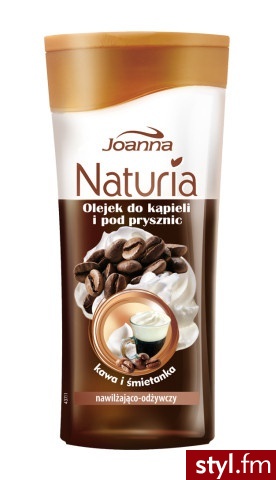 JOANNA Naturia Body - olejek do kąpieli i pod prysznic Kawa i Śmietanka 200 ml - Body Bielizna Moda