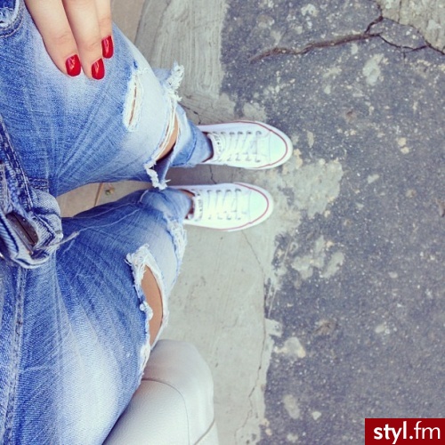 Jeansy Spodnie Moda