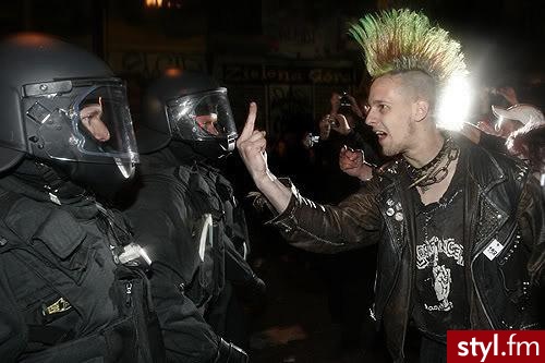 Punk Rock Alternatywne Średnie Fryzury