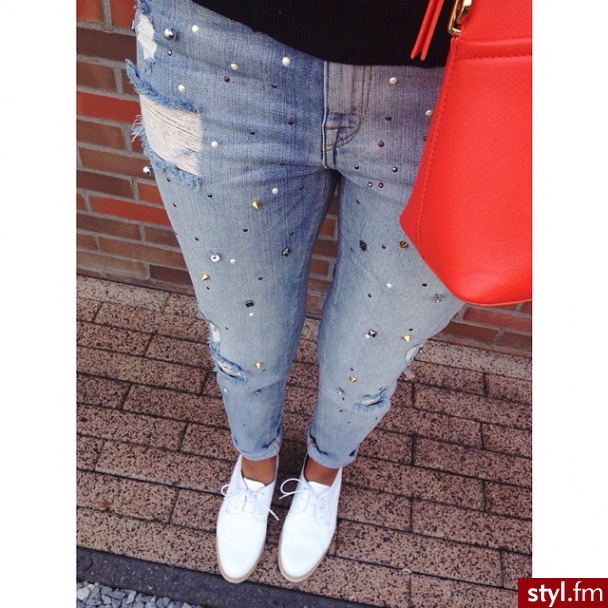 Jeansy Spodnie Moda