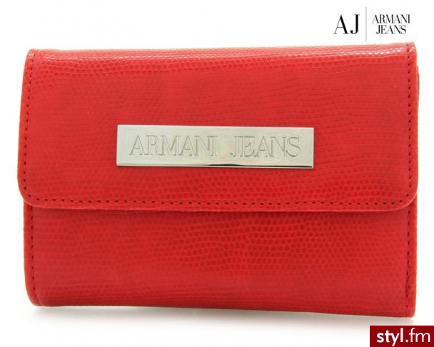 Armani Jeans T5V12 S3 44 ROSSO - Portfele i etui Dodatki Moda