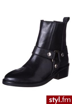 Jonak Botki czarny (088-11190CU/H3) - Botki Buty Moda