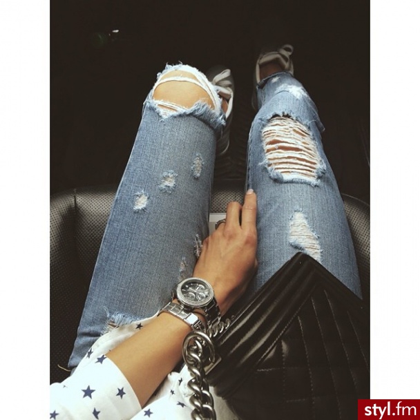 Jeansy Spodnie Moda
