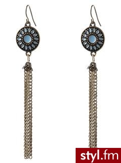 Long, tassle earrings - Antique gold - Promod. Pobrano ze strony: http://www.promod.co.uk/jewellery/earrings/long-tassle-earrings-antique-gold-R1290137935.html - Pozostałe Dodatki Moda