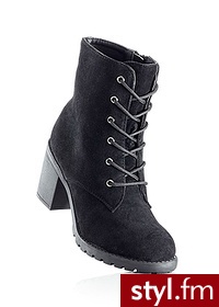 Bonprix Kozaki czarny 964513_25176 - Kozaki Buty Moda
