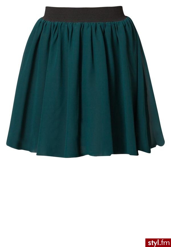 Even&Odd Spódnica plisowana zielony EV-0713-0613 - Pozostałe Spódnice Moda