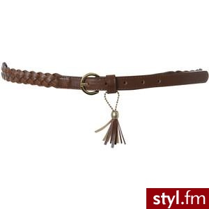 Tan Plait Tassel Belt - Miss Selfridge - Polyvore. Pobrano ze strony: http://www.polyvore.com/cgi/thing?id=27859700 - Pozostałe Dodatki Moda