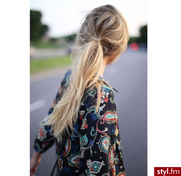 Blond Upięcie Proste Na co dzień Długie Fryzury