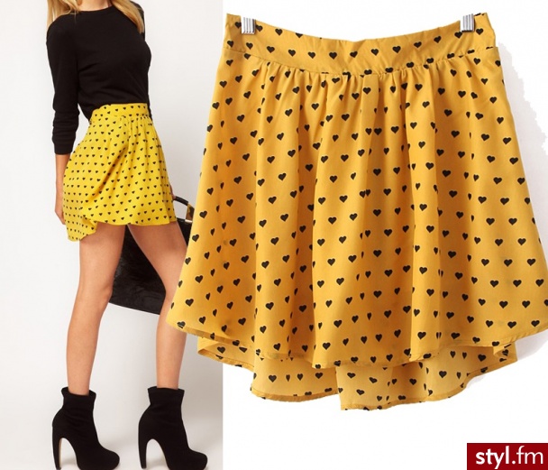 Średnie Spódnice Moda