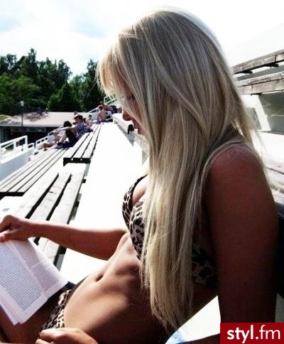 Blond Rozpuszczone Proste Na co dzień Długie Fryzury