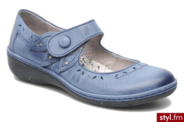 Dkode Balerinki Bernie (Niebieski) - Balerinki Buty Moda
