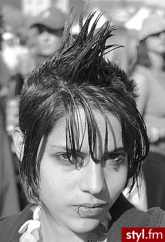 Punk Rock Alternatywne Średnie Fryzury