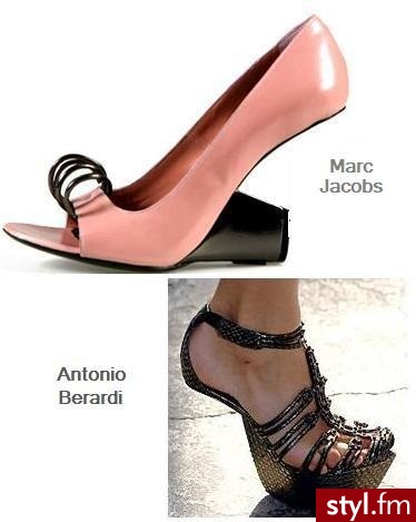 Ciekawe jak w takich butach sie chodzi???? O ile to jest mozliwe hehehe :)) - Pozostałe Buty Moda