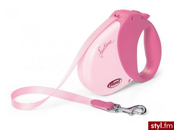 Flexi Smycz Funtime 2 / Medium Pink - Psy Zwierzaki