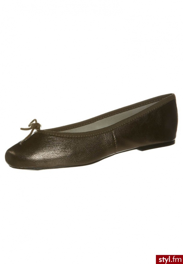 HIRICA ZOE METIS METAL Baleriny srebrny - Balerinki Buty Moda