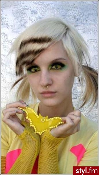 Średnie Fryzury
