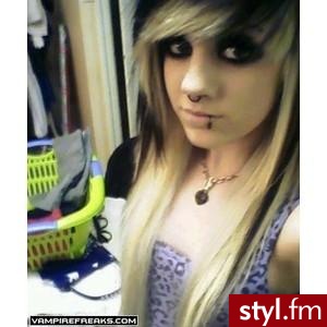 EMO Alternatywne Średnie Fryzury