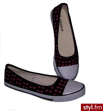 Obuwie dziewczęce wzór-01 - Balerinki Buty Moda
