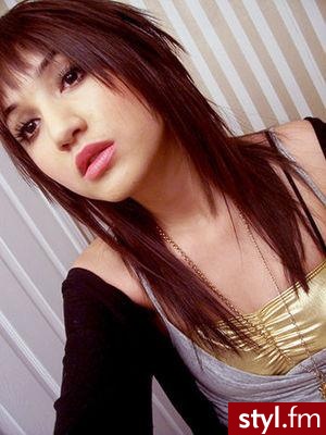EMO Alternatywne Średnie Fryzury