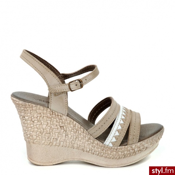 Venezia SANDAŁY NA KOTURNIE 843394 EAR-BI - Koturny Buty Moda