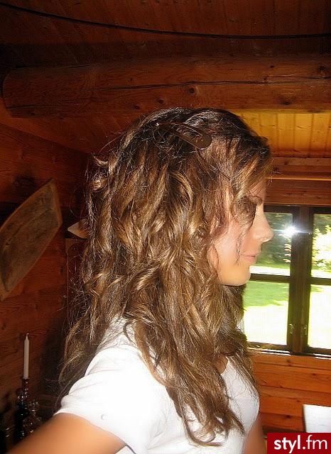 Blond Rozpuszczone Kręcone Na co dzień Długie Fryzury