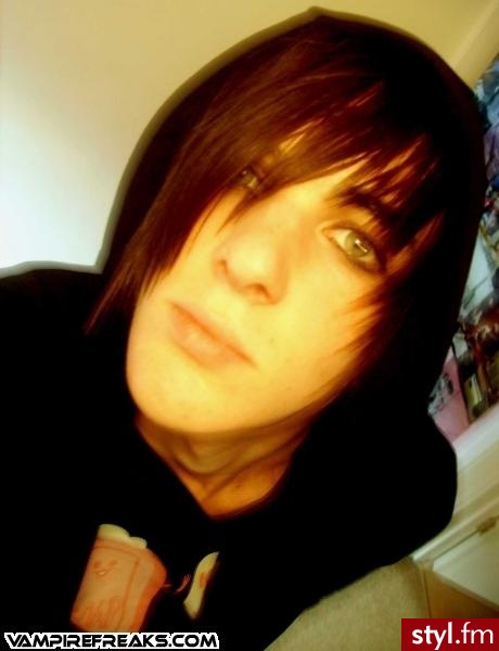 EMO Alternatywne Średnie Fryzury