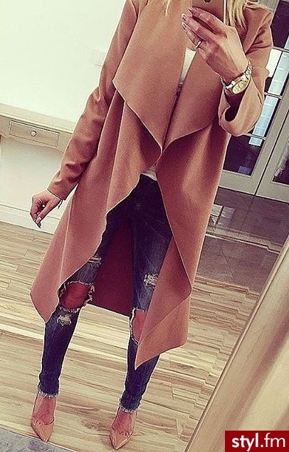 Płaszcze Okrycia Moda