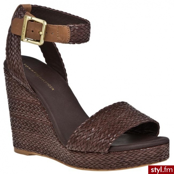 TOMMY HILFIGER Espadryle Emery 13 FW56815430 204 Brązowy (Brown) 204 - Pozostałe Buty Moda