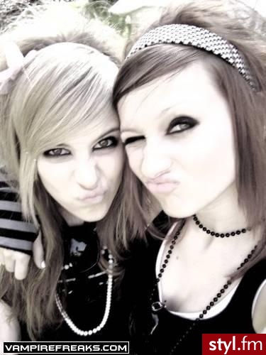 EMO Alternatywne Średnie Fryzury