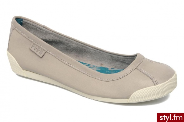 P-L-D-M Palladium Balerinki Abudabi Cash (Szary) - Balerinki Buty Moda