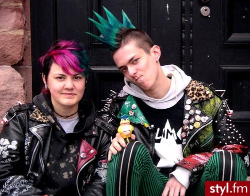 Punk Rock Alternatywne Średnie Fryzury