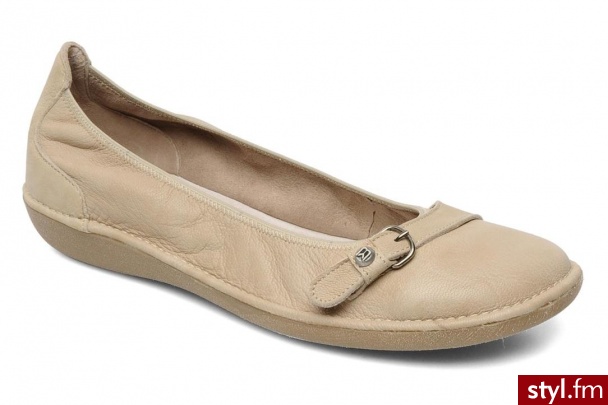 Buggy Balerinki Maline by (Beżowy) - Balerinki Buty Moda