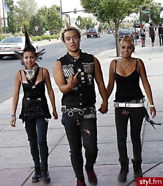Punk Rock Alternatywne Średnie Fryzury