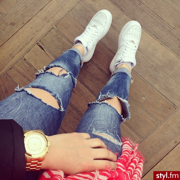 Jeansy Spodnie Moda