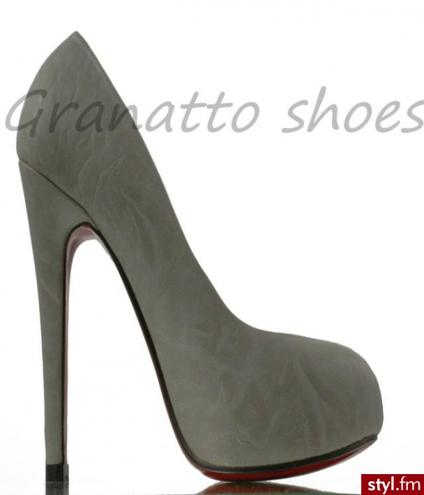 Obcas o wysokości 12 cm oraz 2 cm platforma - Pozostałe Buty Moda