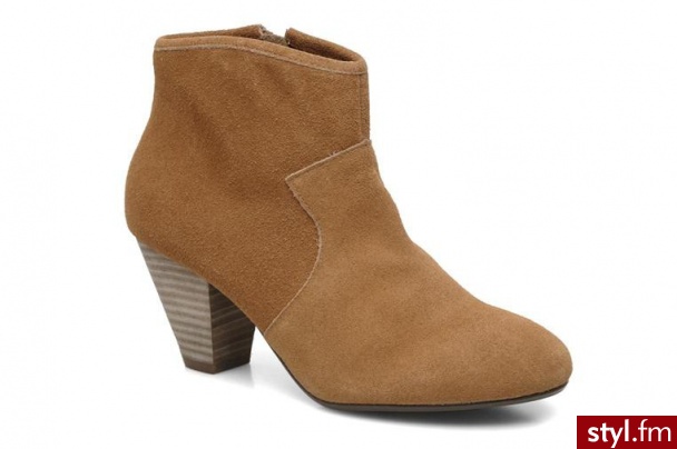 Jonak PÓŁBUTY I BOTKI JABOOT BY (Brązowy) - Botki Buty Moda