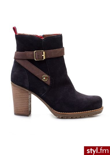 Botki TOMMY HILFIGER wilma 5b - Botki Buty Moda