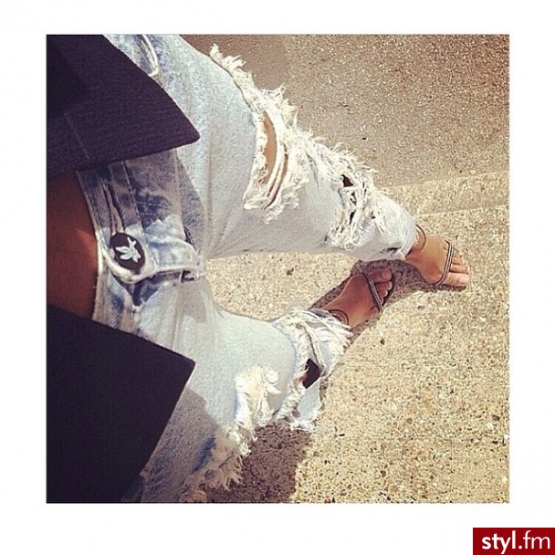 Jeansy Spodnie Moda