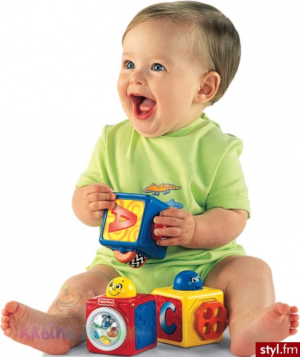 Fisher Price Aktywne Klocki 74121 - Dziecko