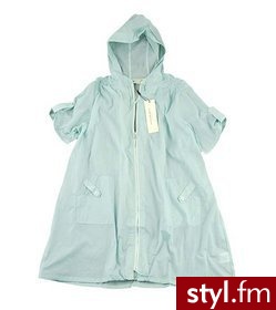 Studio lekki niebieski letni płaszcz/wiatrówka r. 48 (5904378156411) - Płaszcze Okrycia Moda