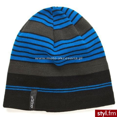Alpinestars Czapka zimowa AlpineStar Lateral niebiesko-czarna 81045 - Nakrycia głowy Dodatki Moda